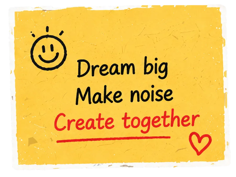 Dream big poster
